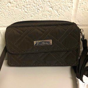 VERA BRADLEY MICROFIBER ALL IN ONE CROSSBODY BAG